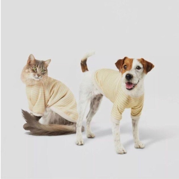 Boots & Barkley Size Small Striped Pet Sweatshirt Up to 20lbs - Picture 1 of 4